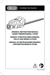 Oregon HT250 Original Instruction Manual
