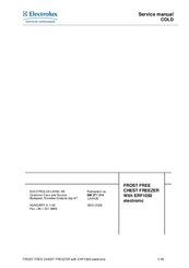 Electrolux FROST FREE CHEST FREEZER Service Manual