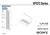 Sony Vaio VPCF2 Series Service Manual