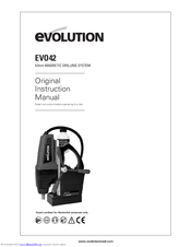 Evolution EVO42 Original Instruction Manual