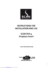SCAN DSA 4 Instructions For Installation And Use Manual