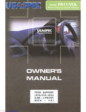USA SPEC PA11-VOL Owner's Manual