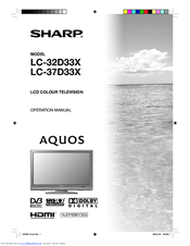 Sharp LC- Operation Manual