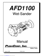PushCorp AFD1100 Manual