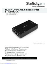 StarTech.com ST12MHDDCRP User Manual