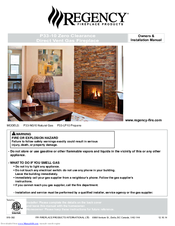 Regency P33-NG10 Owners & Installation Manual