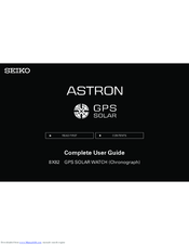 Seiko Astron 8X82 Manuals | ManualsLib