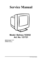 BELINEA Belinea 103052 Service Manual