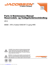 Jacobsen 68080 Parts & Maintenance Manual