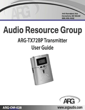ARG ARG-TX72BP User Manual
