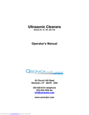 Qsonica 50 Operator's Manual