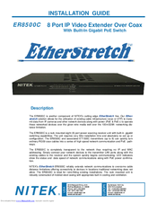 Nitek EtherStretch ER8500C Installation Manual