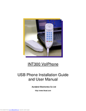 Auraland INT300 VoIPhone Installation Manual And User's Manual
