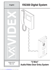 Videx VX2300 User Manual