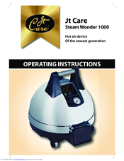 Jt Care Steam Wonder 1000 Operating Instructions Manual