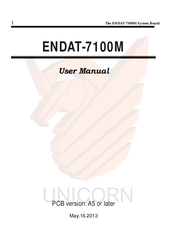Unicorn Computer ENDAT-7100M User Manual