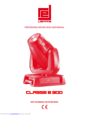 red lighting Classe B 300 User Manual