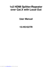 COP Security 15-HS102TR User Manual