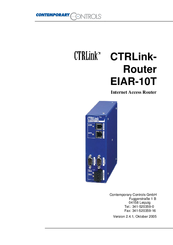 Contemporary Controls CTRLink EIAR-10T User Manual