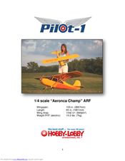 Pilot-1 Aeronca Champ Assembly Instructions & Owner's Manual