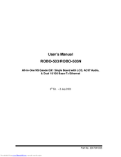 Portwell ROBO-503 User Manual