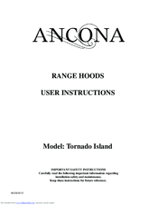 Ancona Advanta Pro III 30 User Instructions