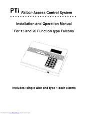 PTI Falcon 20 Installation And Operation Manual