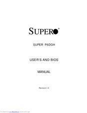 Supero SUPER P6DGH User Manual