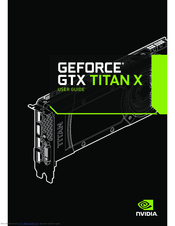 Nvidia GeForce GTX TITAN X User Manual