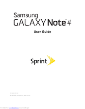 Samsung Galaxy TAB4 User Manual