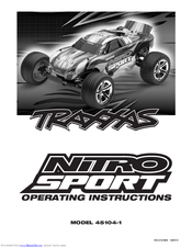 Traxxas Nitro Sport 45104-1 Operating Instructions Manual