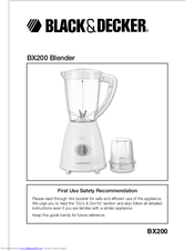 Black & Decker BX200 User Manual