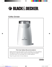 Black & Decker CBM3 User Manual