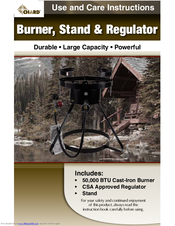 Chard BSR13C Burner Stand & Regulator