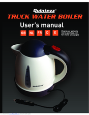 Quintezz TRUCK WATER BOILER User Manual