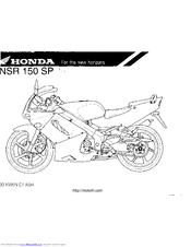 Honda Nsr 150 Sp Manuals Manualslib