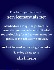 Mitsubishi LVP-X250U Service Manual