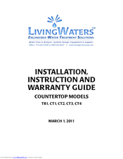 Living Waters CT3 Installation, Instruction And Warranty Manual