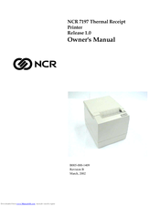 NCR 7197 OWNER'S MANUAL Pdf Download 