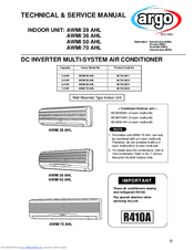 Argo AWMI 50 AHL Technical & Service Manual