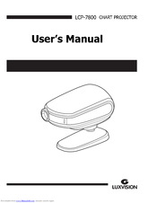 Luxvision LCP-7800 User Manual