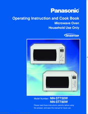 Panasonic NN-ST750W Operating Instruction And Cook Book