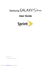 Samsung Galaxy S 4 mini User Manual