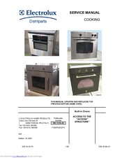 Electrolux Built-in Ovens Service Manual