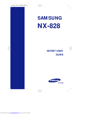 Samsung NX-828 User Manual