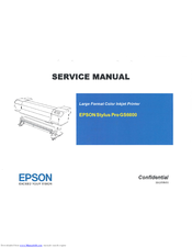 Epson Stylus Pro GS6000 Content Navigation