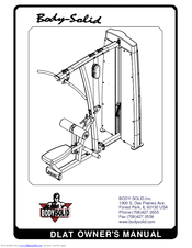 Body Solid DLAT Owner's Manual