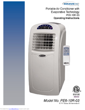 Soleus Air PE6-10R-03 Operating Instructions
