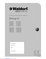 Waldorf CHL8600G Installation And Operation Manual