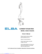 Elba EGSI-C1540(OR) Owner's Manual